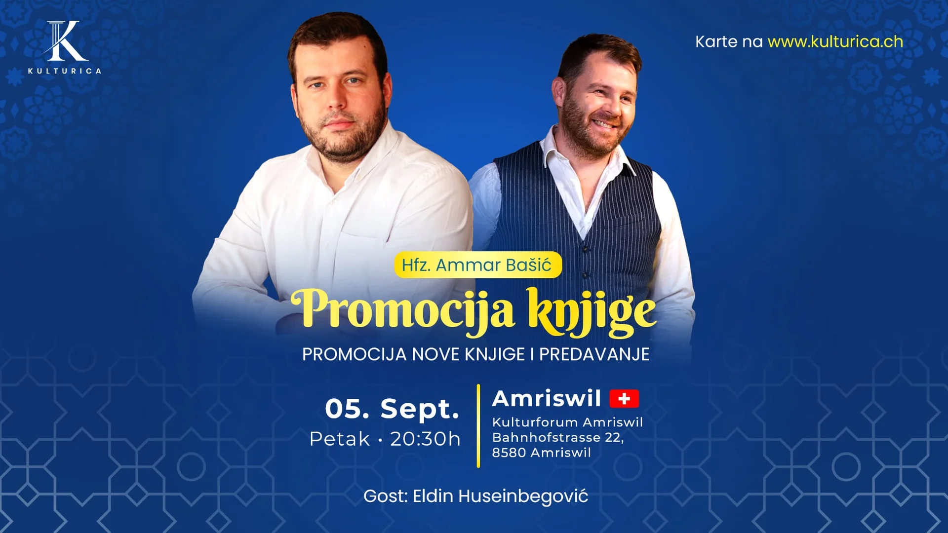 Promocija nove knjige Hafiza Ammara Bašića - Amriswil