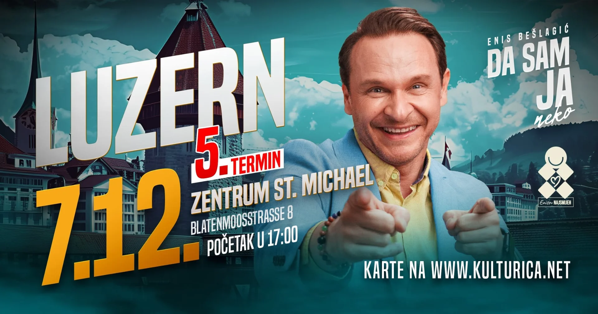 Enis Bešlagić - Da sam ja neko - Luzern - 5. termin