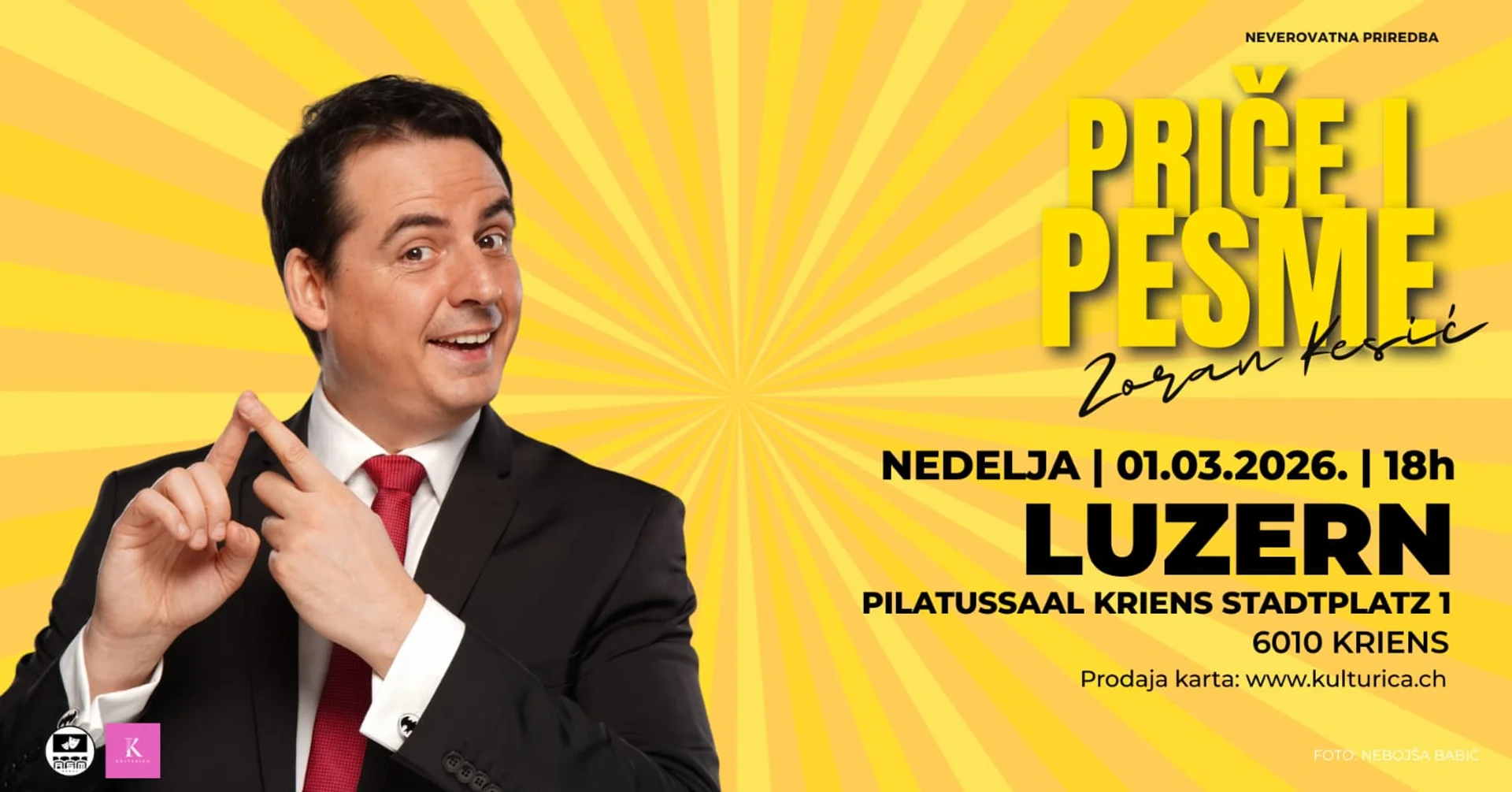 Zoran Kesić - "Priče i pesme" - Luzern - Termin 1